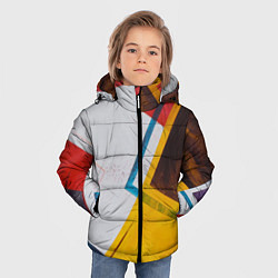 Куртка зимняя для мальчика KVADRO, цвет: 3D-красный — фото 2