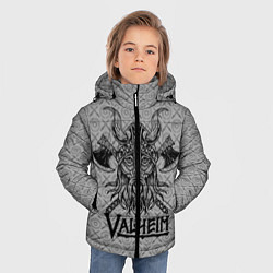 Куртка зимняя для мальчика Valheim Viking dark, цвет: 3D-черный — фото 2