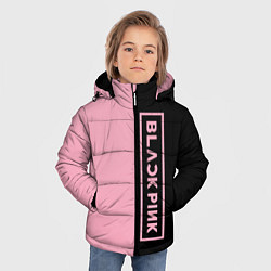 Куртка зимняя для мальчика BLACKPINK, цвет: 3D-черный — фото 2