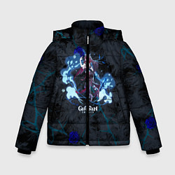 Куртка зимняя для мальчика Genshin Impact - Rosaria, цвет: 3D-светло-серый