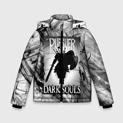 Куртка зимняя для мальчика DARK SOULS ТЁМНЫЙ МИР, цвет: 3D-черный