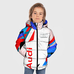 Куртка зимняя для мальчика AUDI АУДИ SPORT, цвет: 3D-черный — фото 2
