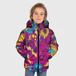 Куртка зимняя для мальчика PINK FLOW, цвет: 3D-черный — фото 2