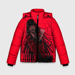 Куртка зимняя для мальчика ЮМЭКО БЕЗУМНЫЙ АЗАРТ, цвет: 3D-черный