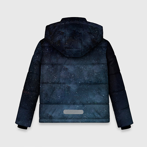 Зимняя куртка для мальчика Космонавт / 3D-Черный – фото 2