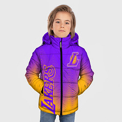 Куртка зимняя для мальчика LOS ANGELES LAKERS ЛЕЙКЕРС, цвет: 3D-красный — фото 2