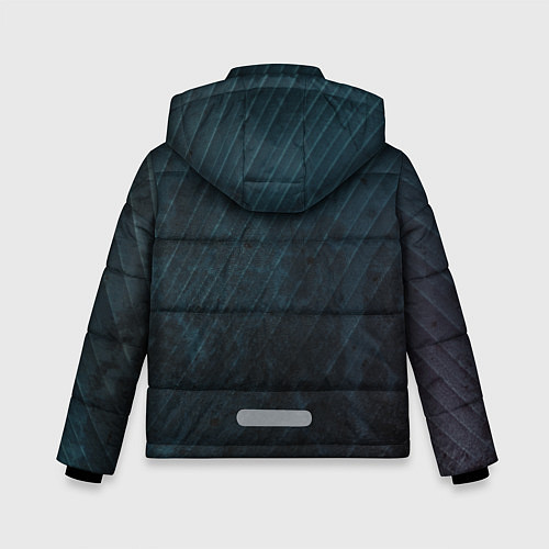 Зимняя куртка для мальчика Dark Texture / 3D-Черный – фото 2