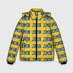Куртка зимняя для мальчика BTS Jimin, цвет: 3D-черный