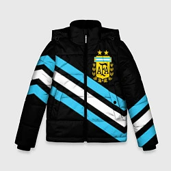 Куртка зимняя для мальчика Сборная Аргентины, цвет: 3D-светло-серый