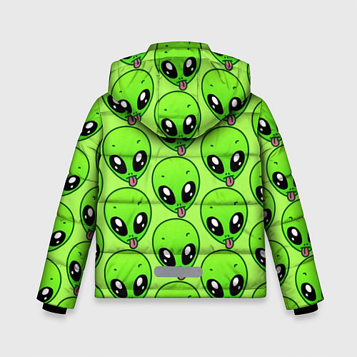 Зимняя куртка для мальчика Инопланетяне / 3D-Черный – фото 2