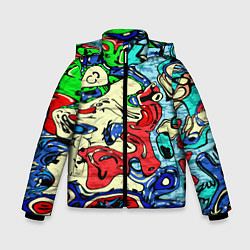 Куртка зимняя для мальчика Multicolored, цвет: 3D-черный