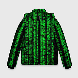 Куртка зимняя для мальчика Программная ошибка Баг 3D, цвет: 3D-черный