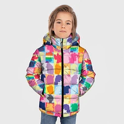 Куртка зимняя для мальчика Команда пони, цвет: 3D-светло-серый — фото 2