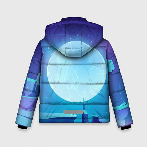 Зимняя куртка для мальчика Сквик Squeak Brawl Stars / 3D-Черный – фото 2