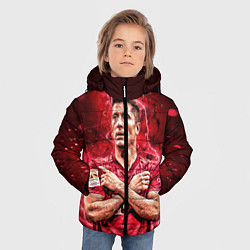 Куртка зимняя для мальчика Левандовски Lewandowski 9, цвет: 3D-черный — фото 2