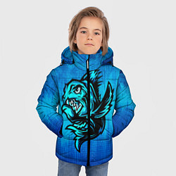 Куртка зимняя для мальчика Пиранья, цвет: 3D-красный — фото 2