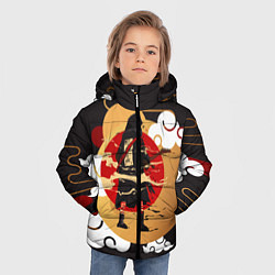 Куртка зимняя для мальчика Ниндзя Япония, цвет: 3D-черный — фото 2