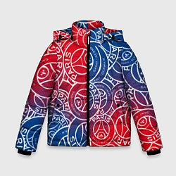 Куртка зимняя для мальчика ФК ПСЖ PARIS SAINT GERMAIN, цвет: 3D-красный