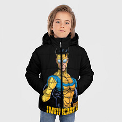 Куртка зимняя для мальчика Mark Grayson Invincible, цвет: 3D-черный — фото 2