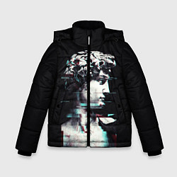 Куртка зимняя для мальчика David Glitch, цвет: 3D-светло-серый