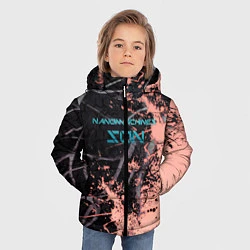 Куртка зимняя для мальчика MGR - Nanomachines Son, цвет: 3D-черный — фото 2
