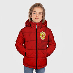 Куртка зимняя для мальчика СБОРНАЯ РОССИИ 2021 ФОРМА, цвет: 3D-черный — фото 2
