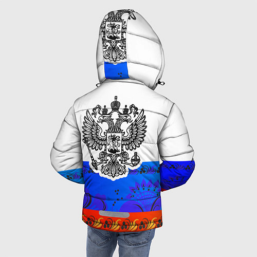 Зимняя куртка для мальчика Russia 3 / 3D-Светло-серый – фото 4