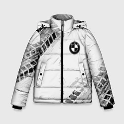 Куртка зимняя для мальчика BMW ПРОТЕКТОР ШИН, цвет: 3D-черный
