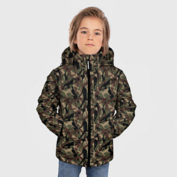 Куртка зимняя для мальчика Футбольный камуфляж, цвет: 3D-светло-серый — фото 2