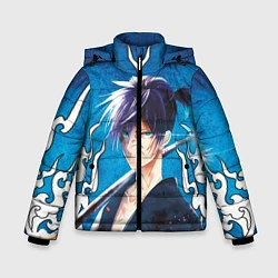 Куртка зимняя для мальчика Бездомый Бог Ятогами, цвет: 3D-светло-серый