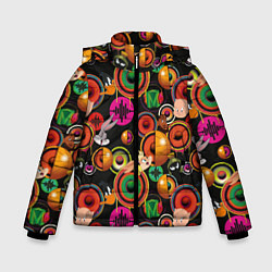 Куртка зимняя для мальчика Tune Squad, цвет: 3D-черный