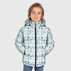 Куртка зимняя для мальчика Морской фон, цвет: 3D-черный — фото 2