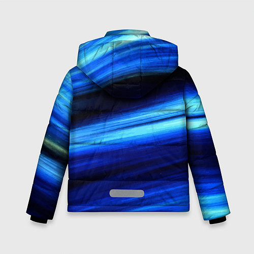 Зимняя куртка для мальчика Морской / 3D-Черный – фото 2