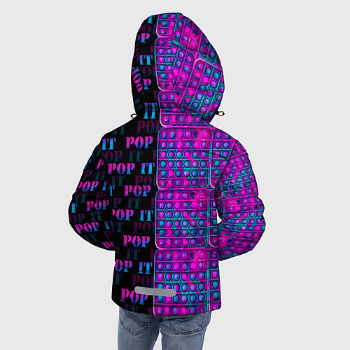 Зимняя куртка для мальчика POP it NEON / 3D-Красный – фото 4