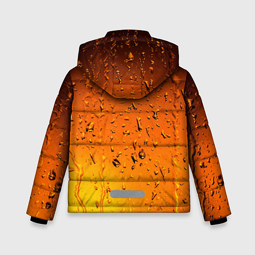 Зимняя куртка для мальчика Honda капли дождя / 3D-Черный – фото 2