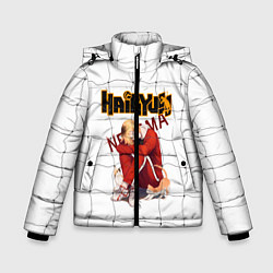 Куртка зимняя для мальчика Кенма Козуме, цвет: 3D-черный