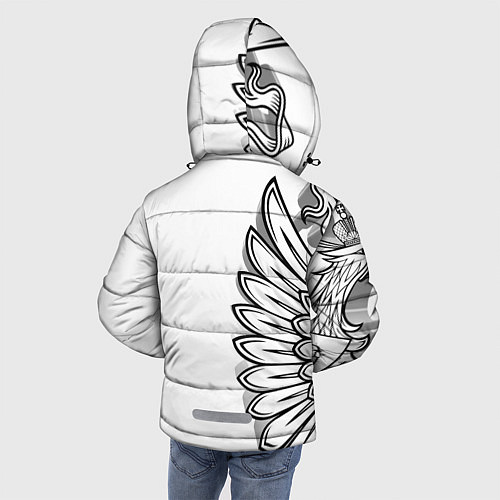 Зимняя куртка для мальчика Russia MSKSide 3D Logo New 202223 / 3D-Красный – фото 4