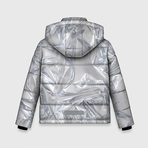 Зимняя куртка для мальчика Голографичная фольга / 3D-Черный – фото 2