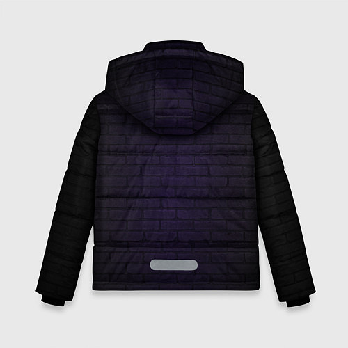 Зимняя куртка для мальчика UNDERTALE PURPLE HEART / 3D-Черный – фото 2