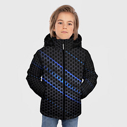 Куртка зимняя для мальчика СТАЛЬНАЯ СЕТКА НЕОН STEEL MESH NEON, цвет: 3D-красный — фото 2