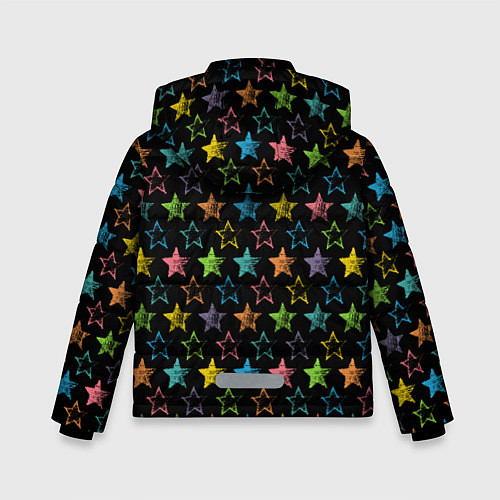 Зимняя куртка для мальчика Парад звезд / 3D-Черный – фото 2