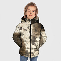 Куртка зимняя для мальчика Пятьдесят оттенков серого, цвет: 3D-черный — фото 2