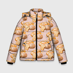Куртка зимняя для мальчика Выпечка - хлеб, цвет: 3D-черный