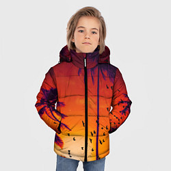 Куртка зимняя для мальчика РАЙСКОЕ НАСЛАЖДЕНИЕ, цвет: 3D-черный — фото 2