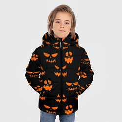 Куртка зимняя для мальчика SMILE HALLOWEEN, цвет: 3D-черный — фото 2