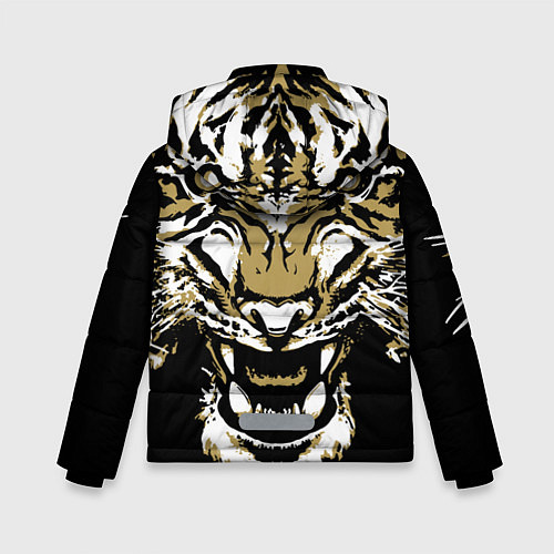 Зимняя куртка для мальчика Рычание джунглей / 3D-Черный – фото 2