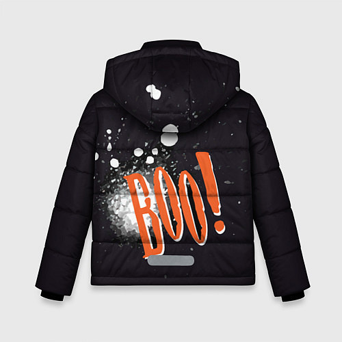 Зимняя куртка для мальчика Шарик-пугайка черный, полиэстер / 3D-Черный – фото 2