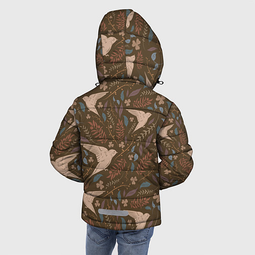 Зимняя куртка для мальчика Литой стриж / 3D-Светло-серый – фото 4