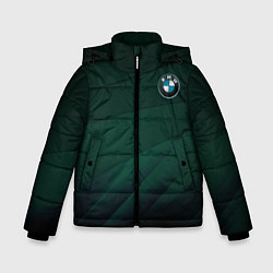Куртка зимняя для мальчика GREEN BMW, цвет: 3D-светло-серый