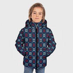 Куртка зимняя для мальчика Свитер Алатырь, цвет: 3D-черный — фото 2